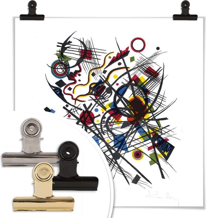 Image du produit Trenddeko Kandinsky - Lithographie pour le dossier du Bauhaus (60 x 60 cm)