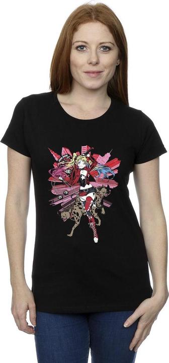 Immagine prodotto T-shirt coton Harley Quinn Hyenas Femme/Dames (XXL)