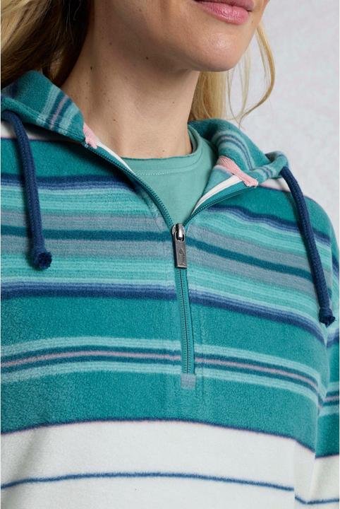 Produktbild Weird Fish Lana Kapuzenpullover mit kurzem Reissverschluss (38 D)