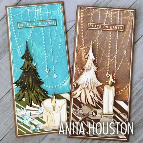 Produktbild Sizzix Thinlits Stanzschablone "Trim a Tree Colorize by Tim Holtz"