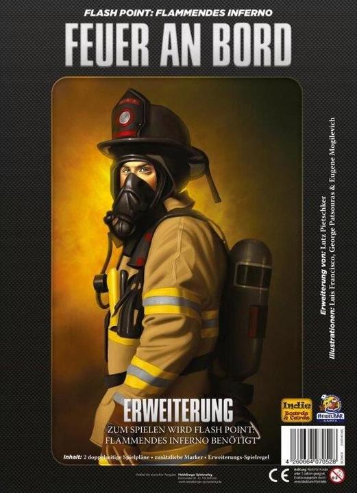 Produktbild IBCD0018 - Feuer an Bord - Brettspiel, für 2-6 Spieler, ab 10 Jahren (DE-Erweiterung) (Deutsch)