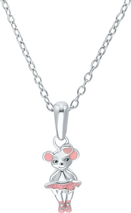 Produktbild Prinzessin Lillifee Halsschmuck für Mädchen, 925 Sterling Silber | Maus (925er Silber, 38 cm)