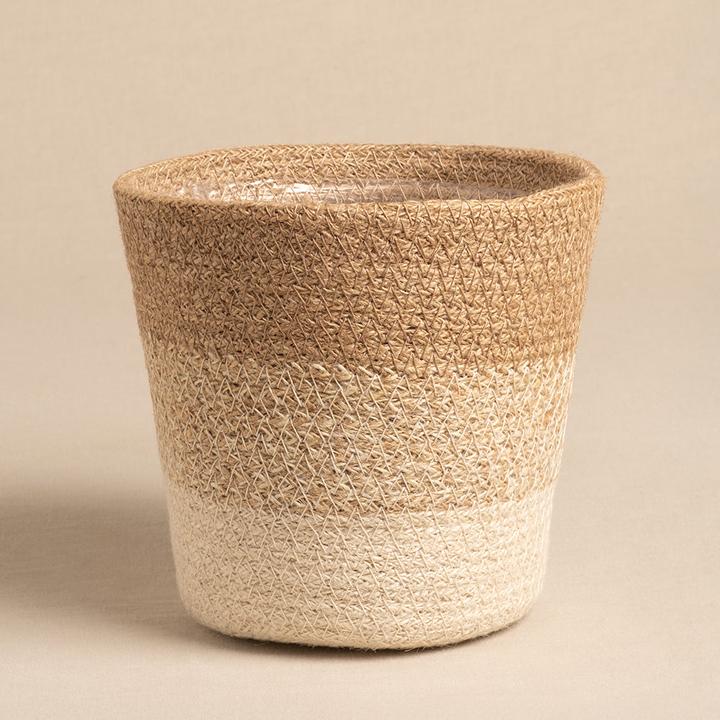 feey Pflanzenkorb aus Jute (17 cm)
