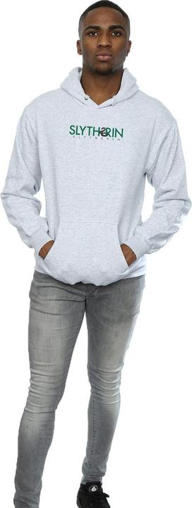 Actual product image Mens Slytherin Text Hoodie (XL)