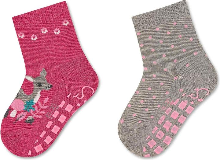 Actual product image Sterntaler ABS socks 2s fawn and polka dots (pack of 2, 19 - 20)