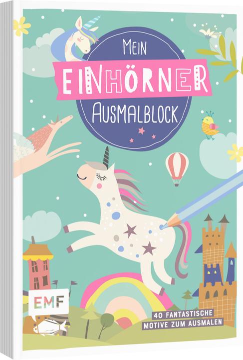 Actual product image My unicorns coloring block