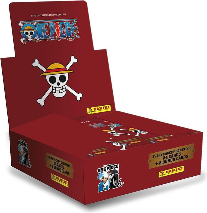 Actual product image Panini One Piece Trading Cards 25th Anniversary Fat Packs Display (10) (English, Booster display)