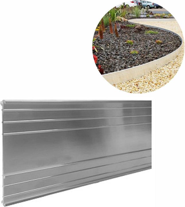 Immagine prodotto Green Split Bordi per prato in alluminio ultraresistente 10-14-24 cm (100 cm)