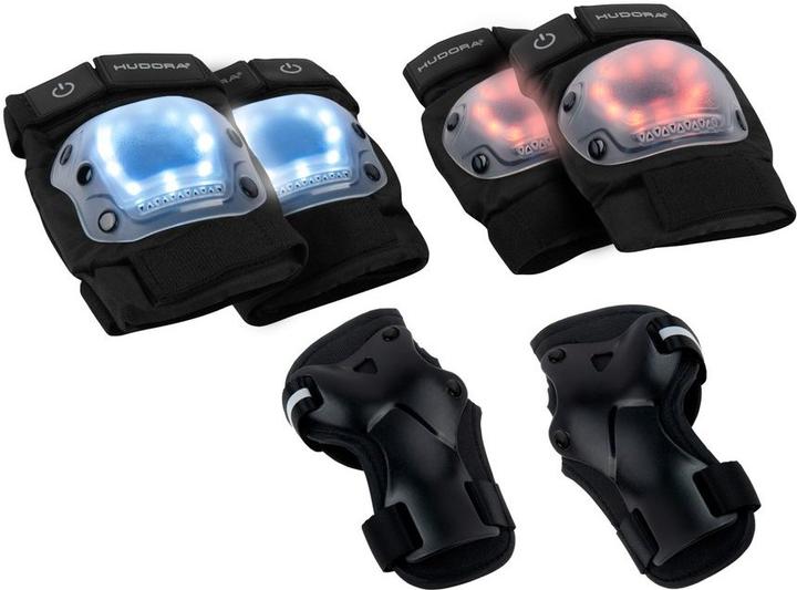 Produktbild Hudora Protektoren LED (S, Knieschoner, 4 Stück)