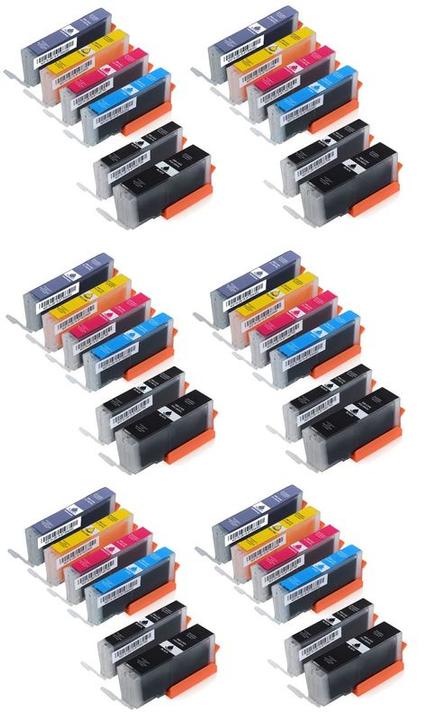 Produktbild Hermex Kompatible Tintenpatrone XXL für Canon PIXMA TS8351 (M, BK, C, PC, PM, Y)