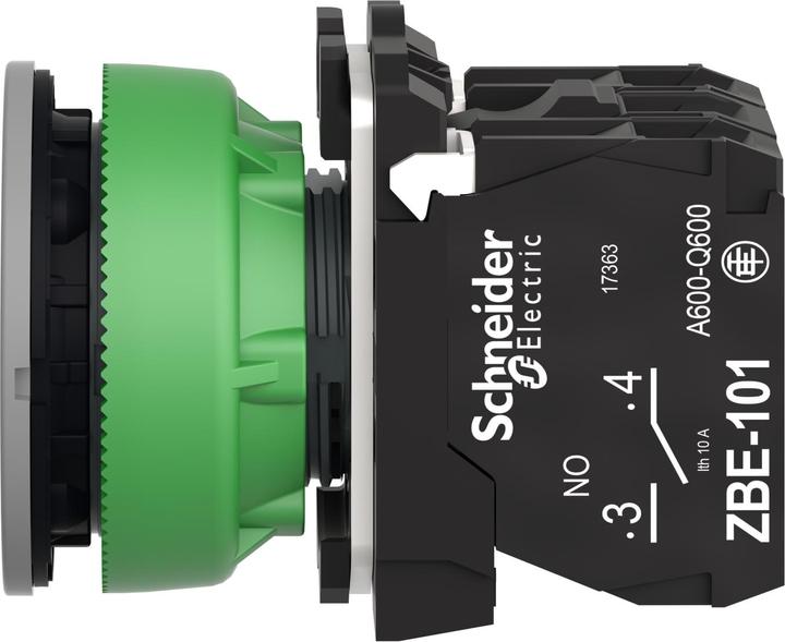 Actual product image Schneider Electric Illuminated pushbutton compl. flush plastic 30mm 230V IP69K