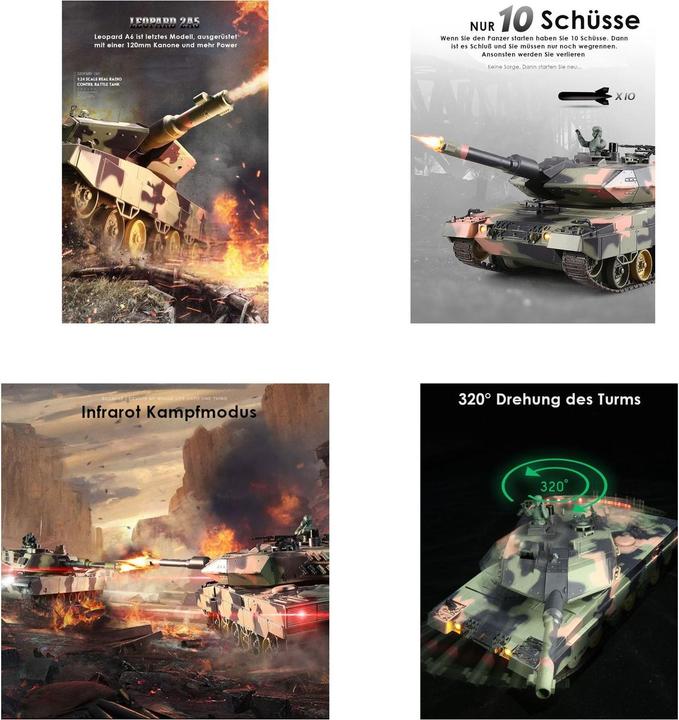 Produktbild Es-toys Heng Long Deutscher Leopard A5