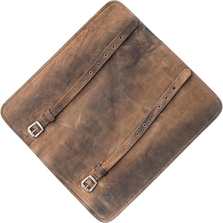 Immagine prodotto Angus Stoke Borsa portacoltelli in pelle, marrone scuro antico