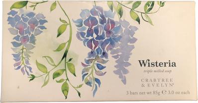 Produktbild Floris Crabtree & Evelyn Set Trio Wisteria Hydrating Soap Bar - 3 Stück, je 85 Gramm