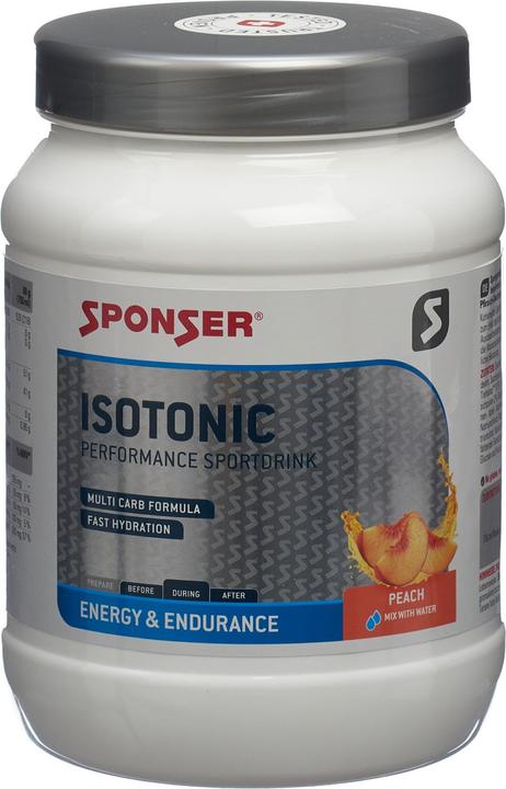 Actual product image Sponser Isotonic (Peach, 1 pcs., 1000 g)