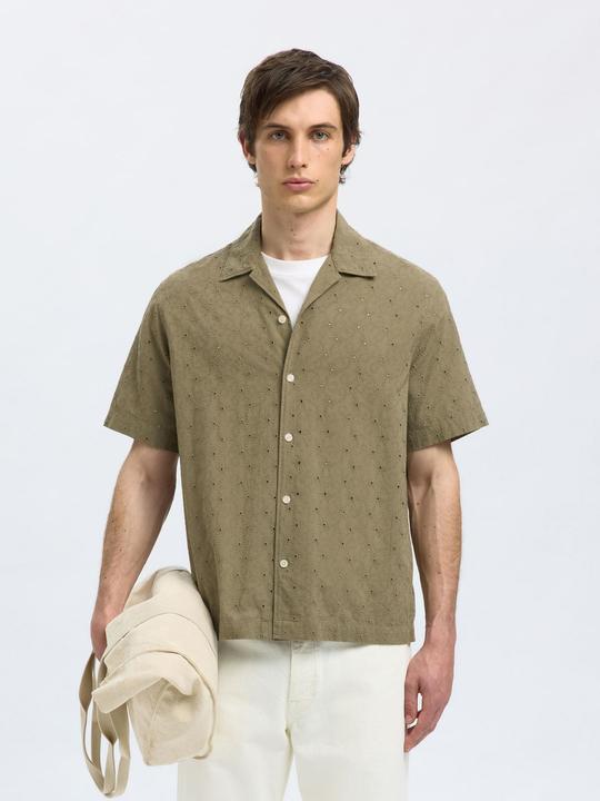 Immagine prodotto Selected Homme Camicia a maniche corte in broderie anglaise (XXL)