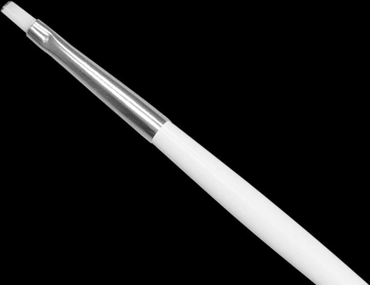 Produktbild Wimpernfärbepinsel, weiss, Kunstborste, Länge 17 cm