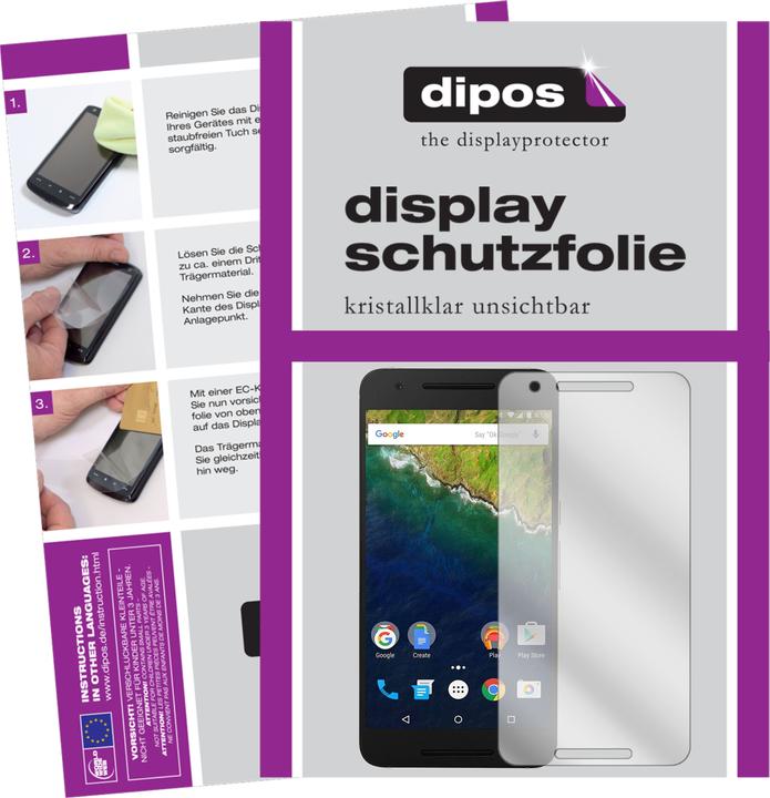 Produktbild Dipos Displayschutzfolie Crystalclear (1 Stück, Google Nexus 6p)