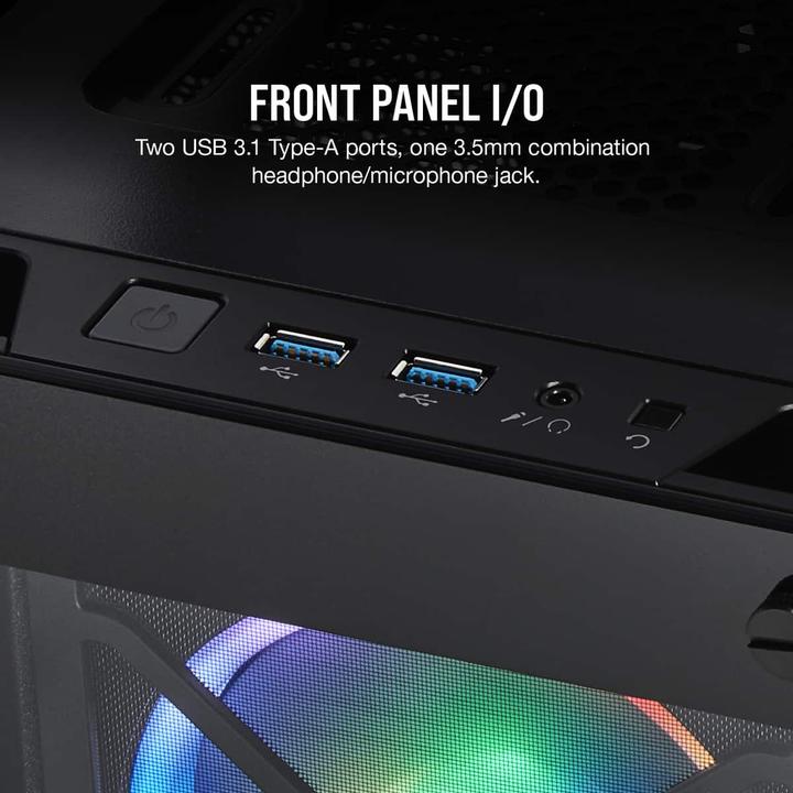 Immagine prodotto Corsair iCUE 465X RGB (ATX, mATX, Mini-ITX)