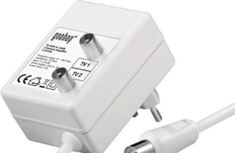 Actual product image Goobay Two-device antenna amplifier (Amplifier)