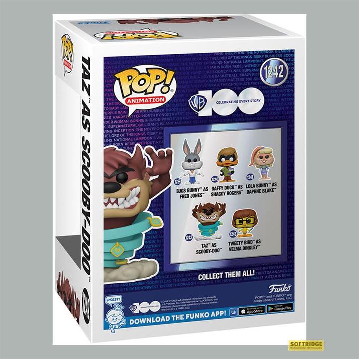 Actual product image Funko POP Looney Tunes Taz as Scooby-Doo