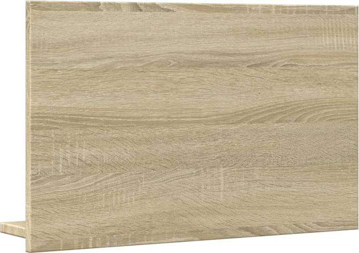 Immagine prodotto VidaXL Badspiegel Wandspiegel Badezimmerspiegel Spiegel mit Ablage Sonoma-Eiche (60 x 37 cm)