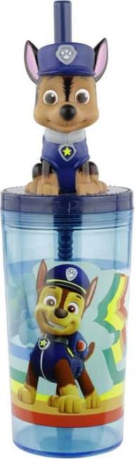 Produktbild pos Paw Patrol 3D Trinkbecher.Strohh.29442