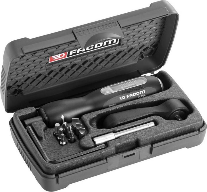 Facom Drehmomentschrauber mit Mikrometer (1/4", 2 Nm, 10 Nm)