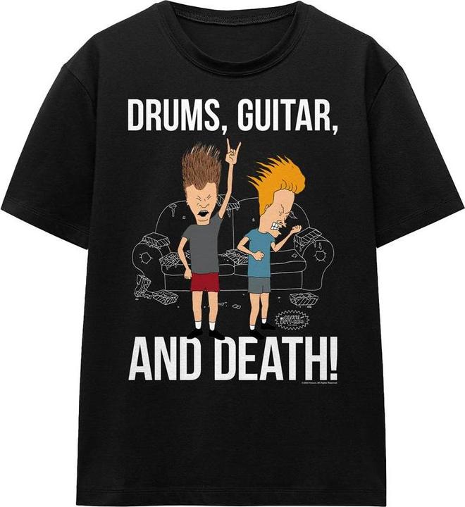 Produktbild Universal Textiles Drums Guitar & Death TShirt (XXL)