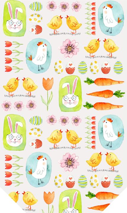 Image du produit Braun + Company Sac transparent Bunny & Chick 14,5 x 23,5 cm, 10 pièces (10 x, 14,5 x 23,5 cm)