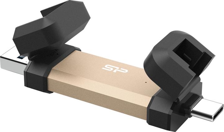 Actual product image Silicon Power 1TB USB Stick USB Typ A+C 1050/850MB's gold (1000 GB)