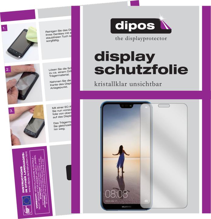 Actual product image Dipos Screen Protector Crystalclear (6 Piece, Huawei P20 Lite)