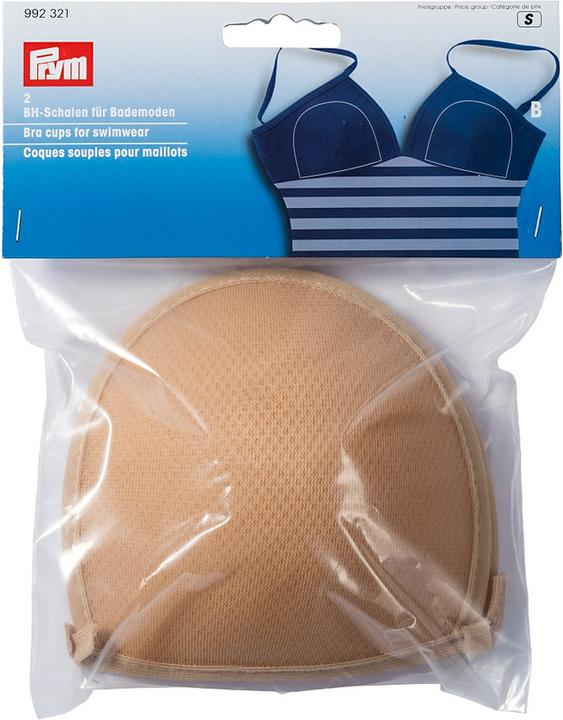 Image du produit Prym Coques de soutien-gorge pour maillots de bain, peau taille B, carte 2 pcs.