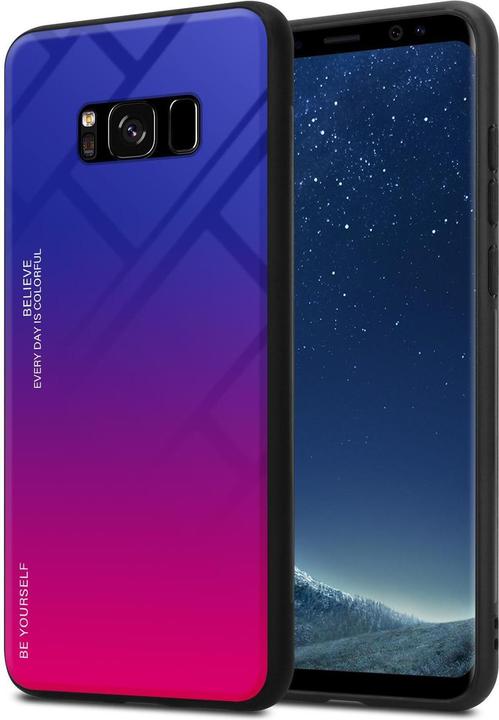 Actual product image Cadorabo TPU 2 colors glass cover (Samsung Galaxy S8+)