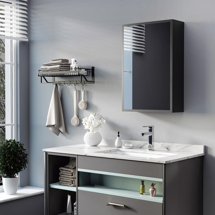 Produktbild Kleankin Spiegelschrank (40 x 15 x 60 cm)