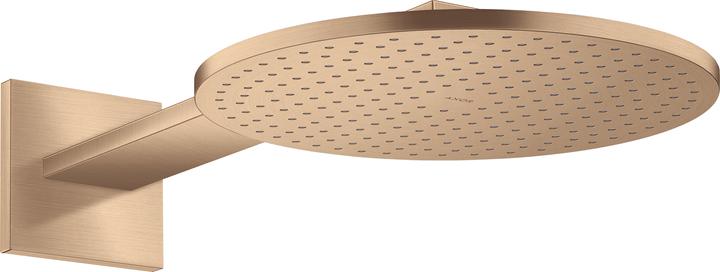 Axor Overhead shower 300 2jet with shower arm wall-mounted brushed bronze (2 Beam types, 19 l/min)