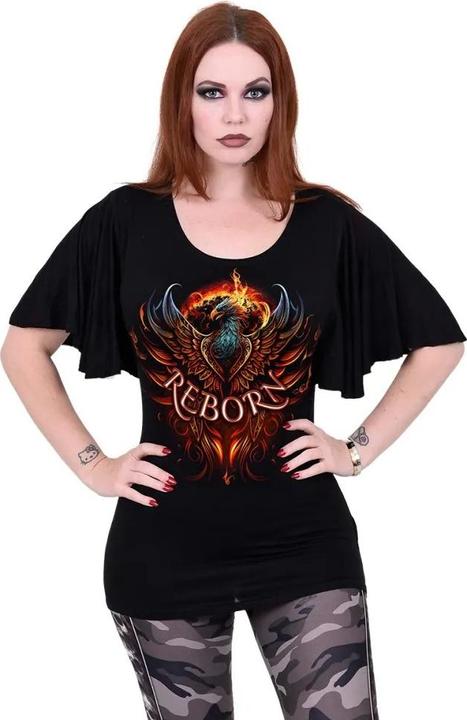 Immagine prodotto Spiral Ashes Reborn Top Manica a Pipistrello Donna (3XL)