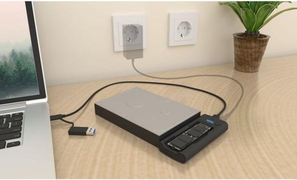Immagine prodotto Icy Box DockingStation per unità SSD NVMe M.2 e SATA IB-180MS-C31