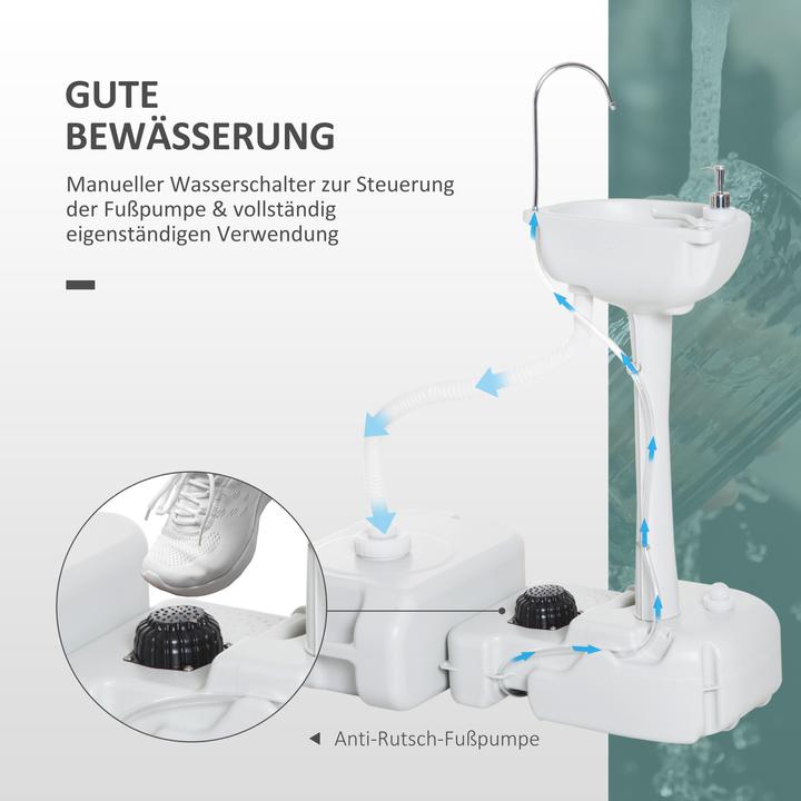 Image du produit Outsunny Camping lavabo (830 mm, 500 mm)