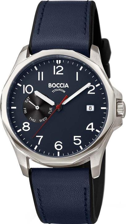 Produktbild Boccia 3644-02 Herrenuhr Titanium 40mm 10ATM (Analoguhr, 40 mm)