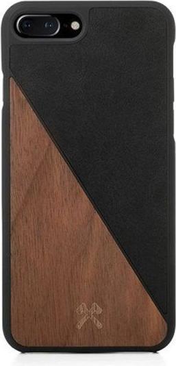 Produktbild Woodcessories EcoSplit Wooden+Leather iPhone 7+ / 8+ Walnut/black eco249 (Apple iPhone 7 Plus)