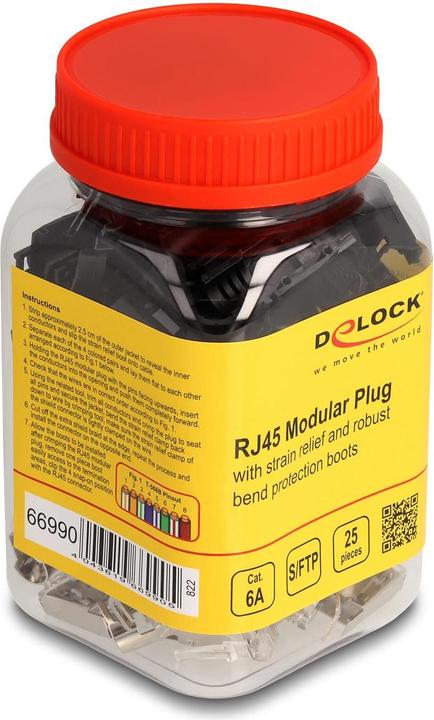 Produktbild Delock RJ45 Modularer Stecker (Netzwerkkabel Stecker)