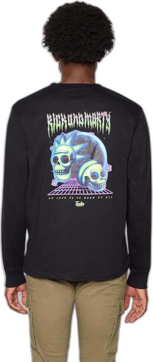 Produktbild Tealer t-shirt mit langen ärmeln space skull (XS)