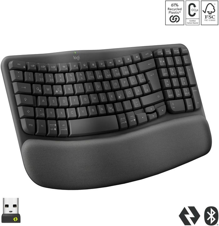 Actual product image Logitech Wave Keys (CH, Wireless)