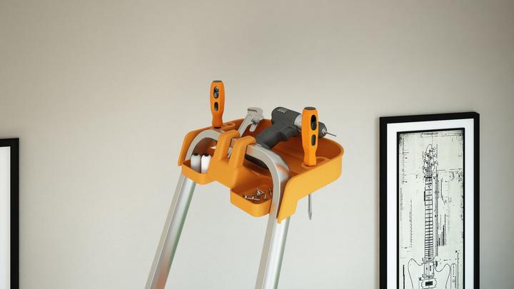 Actual product image Colombo Scala ATTICA 5 gradini in alluminio (Scaffolding, 95 cm)