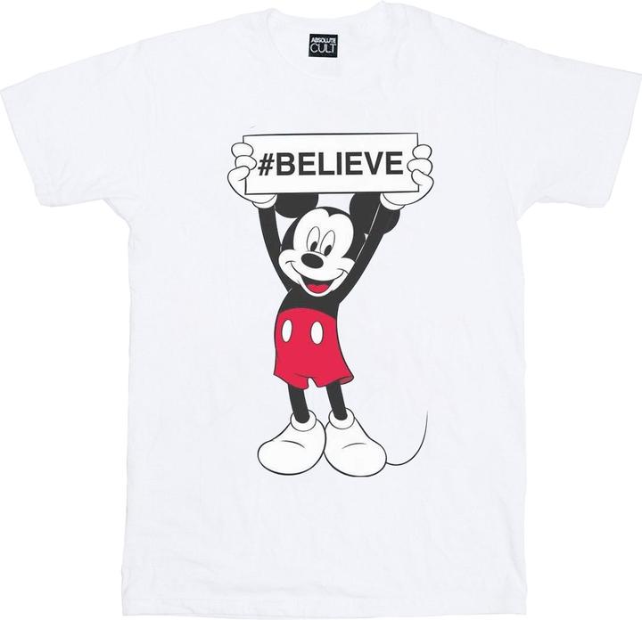 Disney Mickey MouseBelieve TShirt (S)