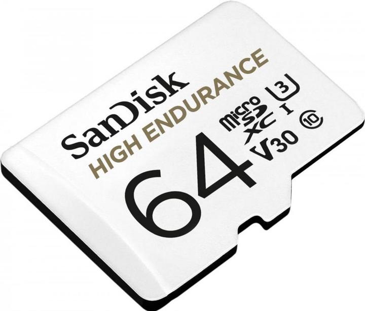 Actual product image SanDisk High Endurance (64 GB, microSDXC, U3, UHS-I)
