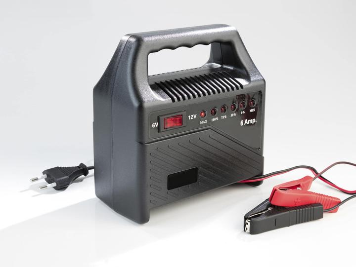 Produktbild HP Autozubehör Batterie-Ladegerät 6 AMP (12V, 6V, 6 A)