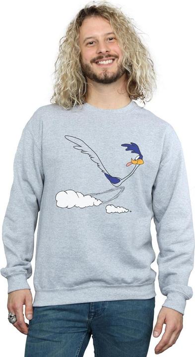 Actual product image Looney Tunes Mens Road Runner Running Sweatshirt (S)