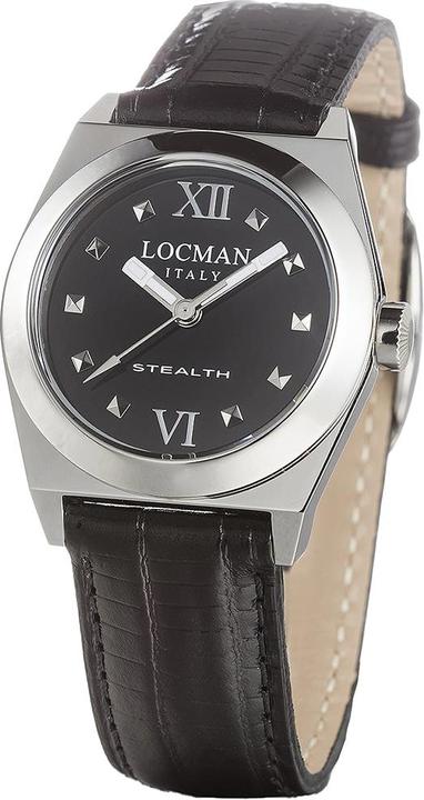 Actual product image Locman Italy ladies' watch Stealth black Ref. 0204A (Analogue wristwatch, 33 mm)
